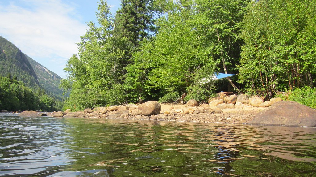 La rivière Malbaie Camping Pin Blanc Parc national des Hau… Flickr