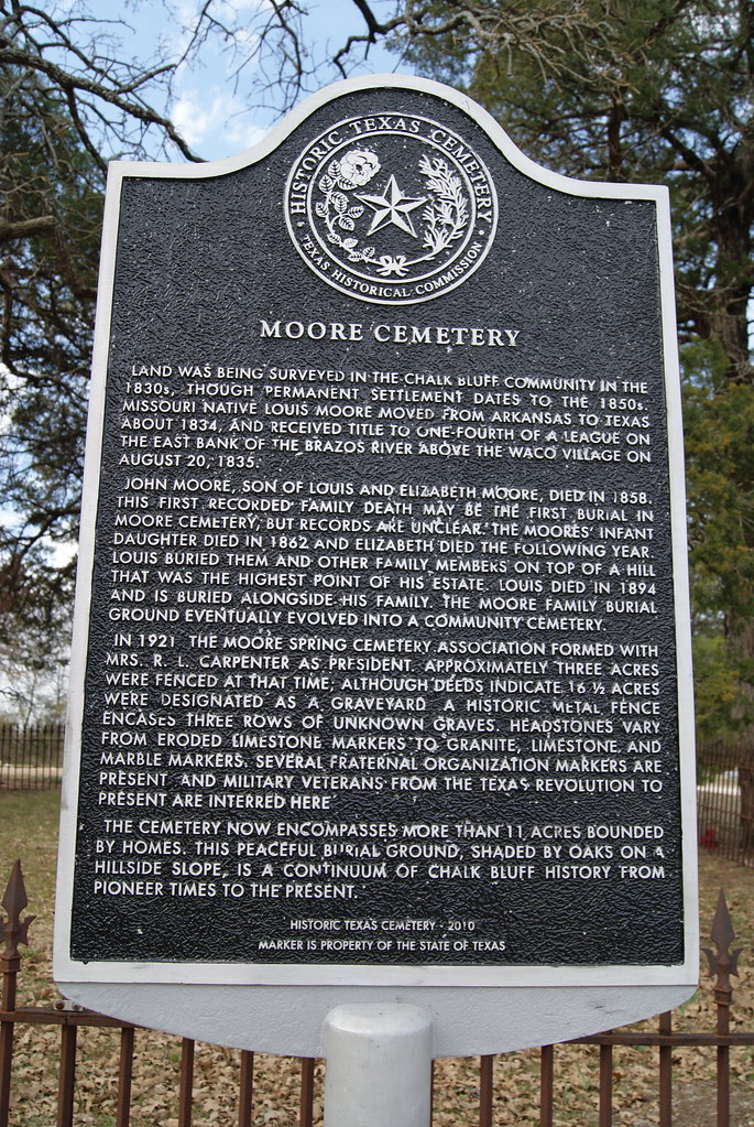 Moore Cemetery Land was being surveyed in the Chalk Bluff … Flickr