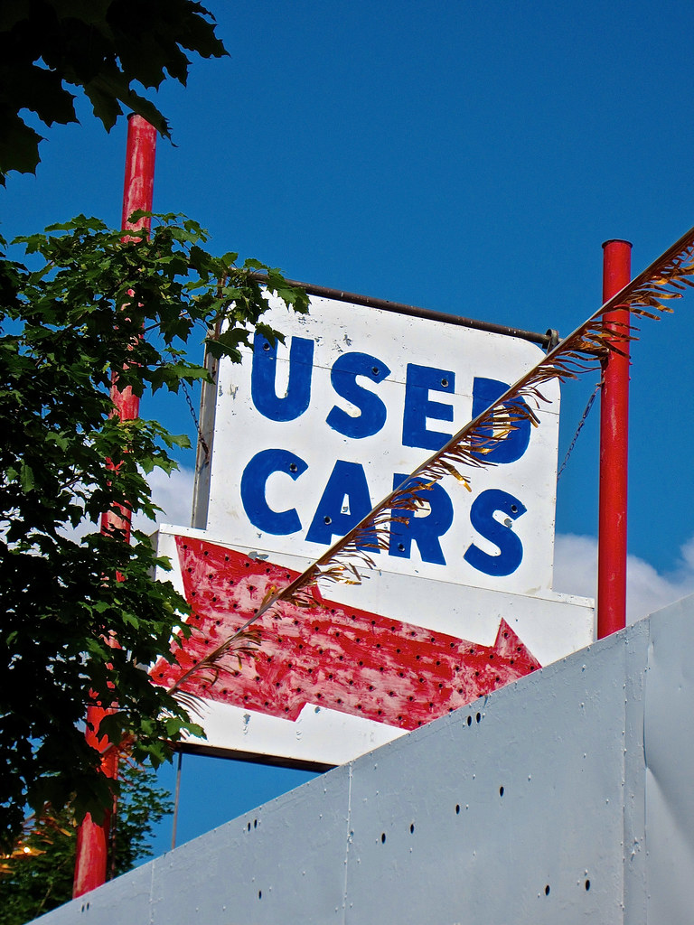 Used Cars, Minneapolis, MN An old sign for used cars in Mi… Flickr
