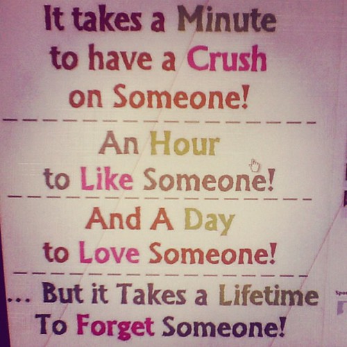 Leva um minuto para ter uma queda por alguém! Uma hora par… Flickr