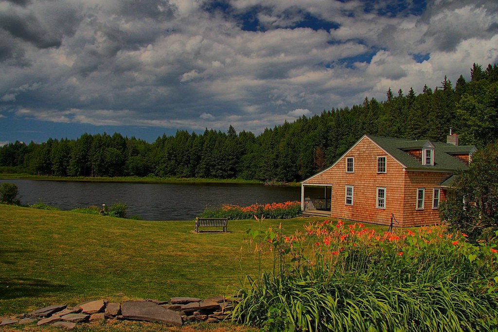Lincoln Pond in HDR Rensselaerville NY Hank Bickel Flickr