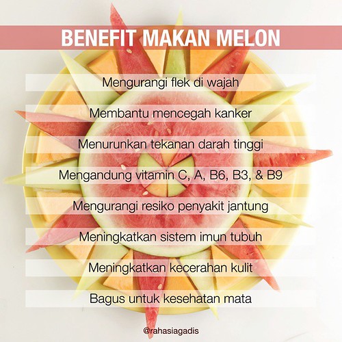 Sudah makan melon hari ini? 😁😁😁 rahasiagadis rahasiam… Flickr