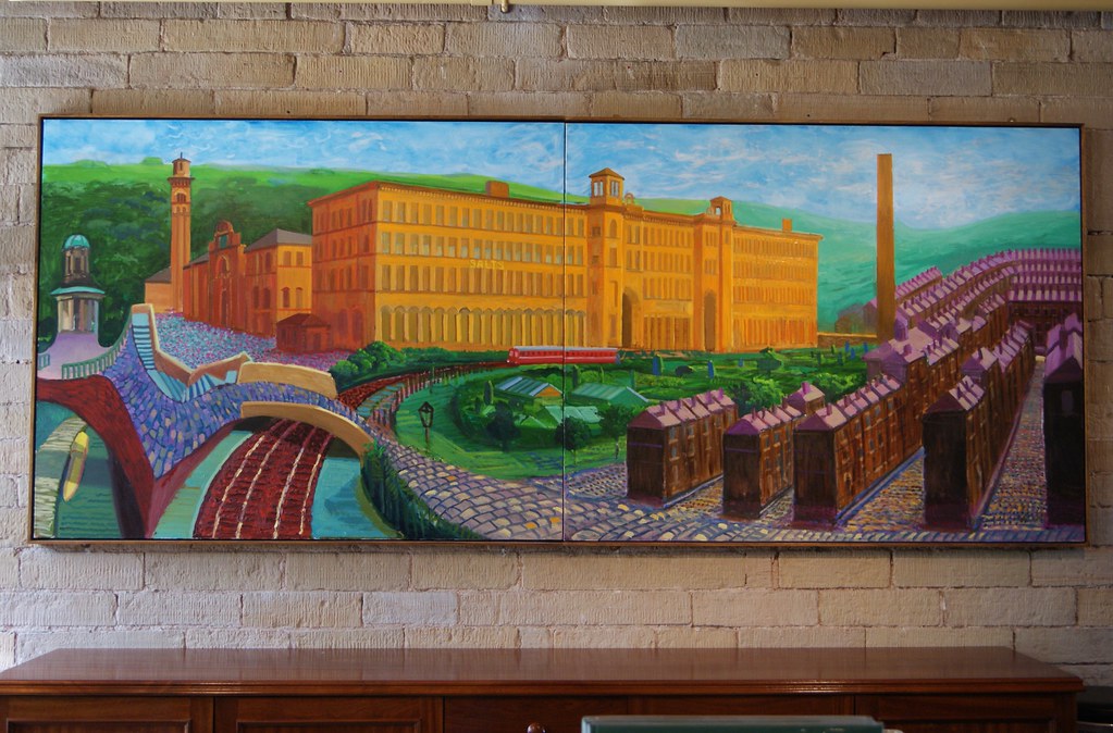 David Hockney Painting, Salt's Mill, Saltaire, nr Bradford… Flickr