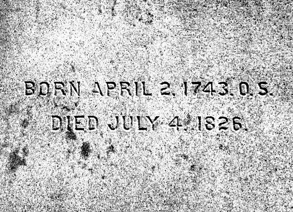 born/died The grave of President Thomas Jefferson at Monti… Flickr