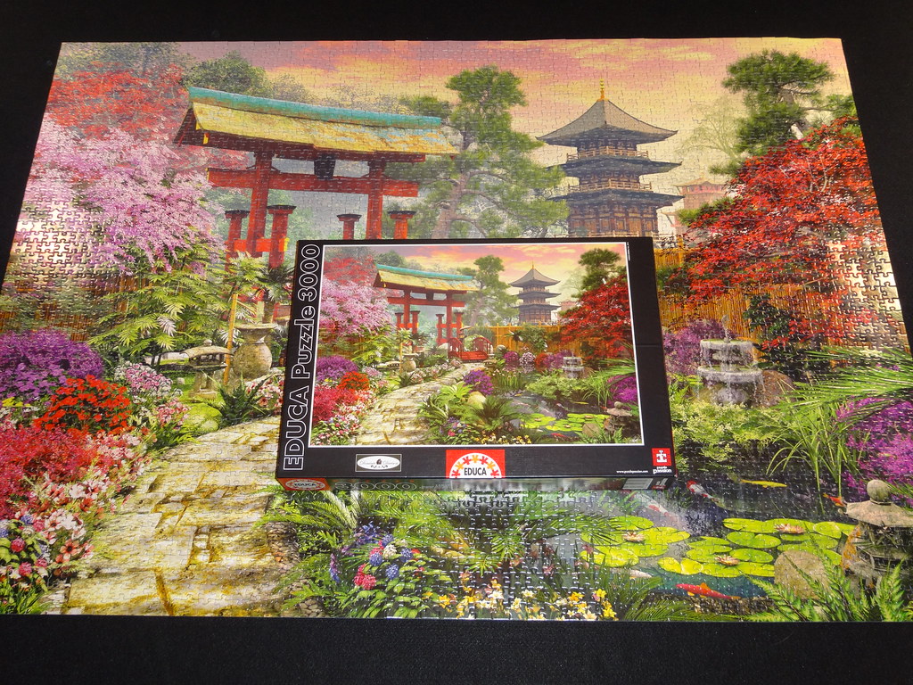 3000 piece Educa Japanese Garden Jigsaw Puzzle TMartian300 Flickr