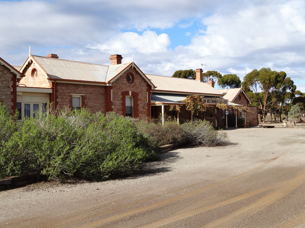 Hawker. The railway station built in 1885 when the railway… Flickr