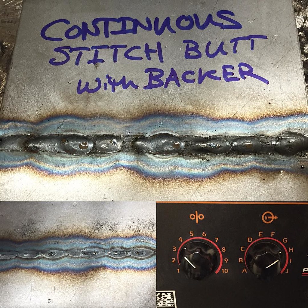 ⚡️ICAR auto body continuous stitch butt weld with backer ⚡… Flickr