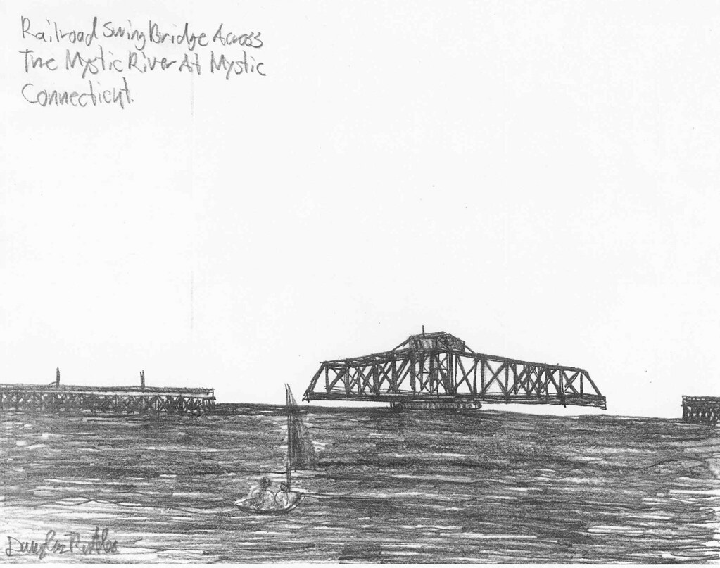 Mystic River Railroad Bridge Mystic River railroad swing b… Flickr