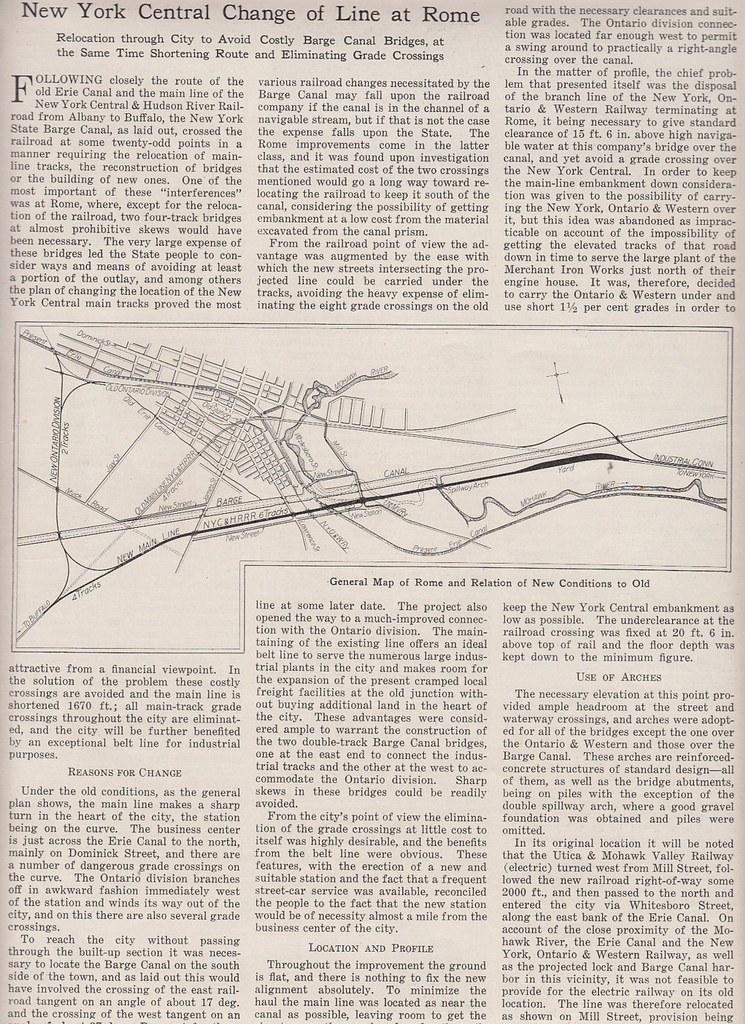 NYC Mainline Relocation Project Rome, NY CNYrailroadnut Flickr
