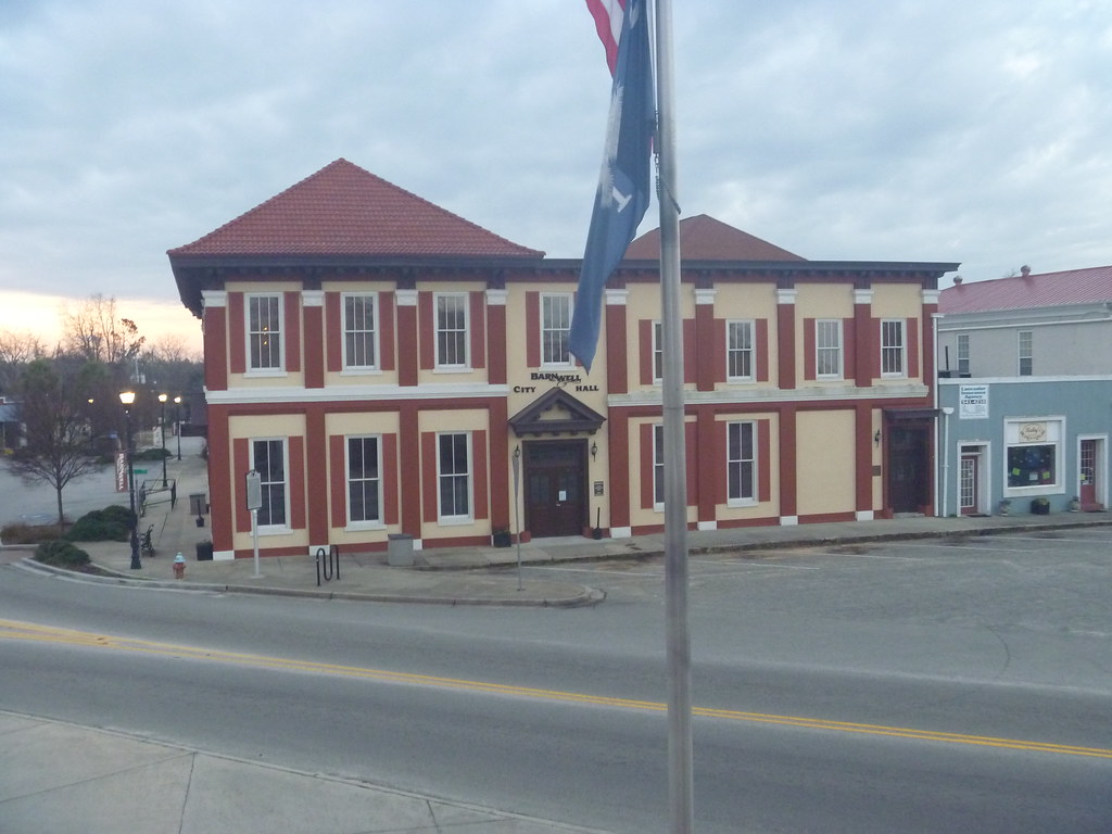 View From The Portico Of The Barnwell County Courthouse,Ja… Flickr