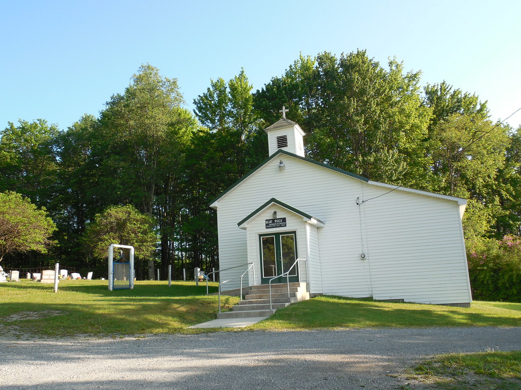 Blue Rock Memorial Chapel Located on the HelvetiaAdolph R… Flickr