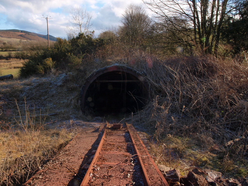 009Entrance to mine shaft, now closed and flooded Flickr
