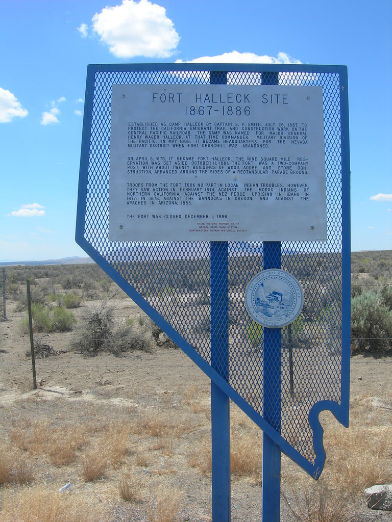 Fort Halleck Historic Marker I 80 Exit 321 in Elko County,… Flickr