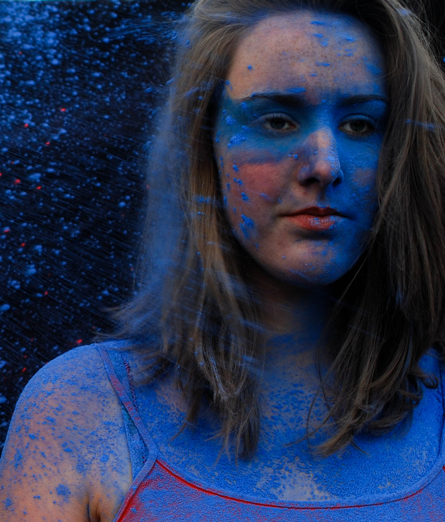 Daylight, not allowed poster paint in studio Taken 1/12/1… Flickr