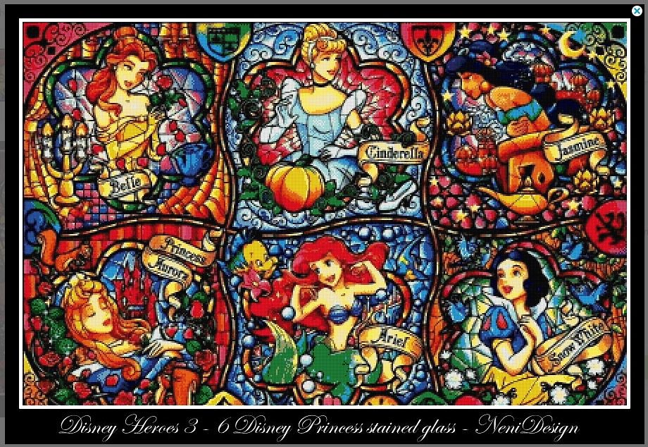 Disney Princess Stained Glass Keebles Flickr