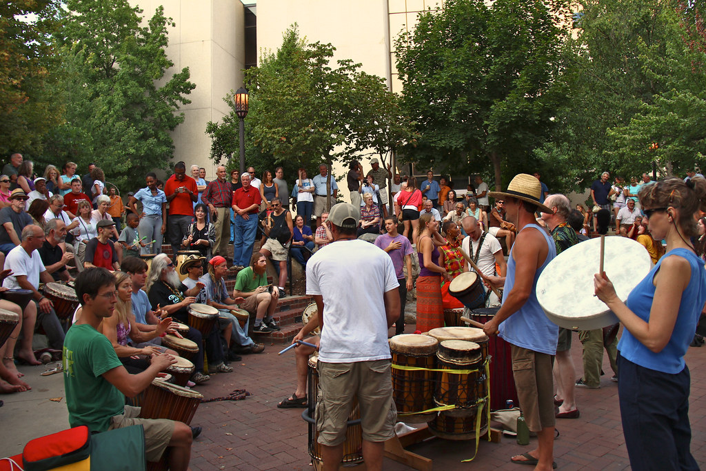 Drum Circle, Asheville NC cisc1970 Flickr