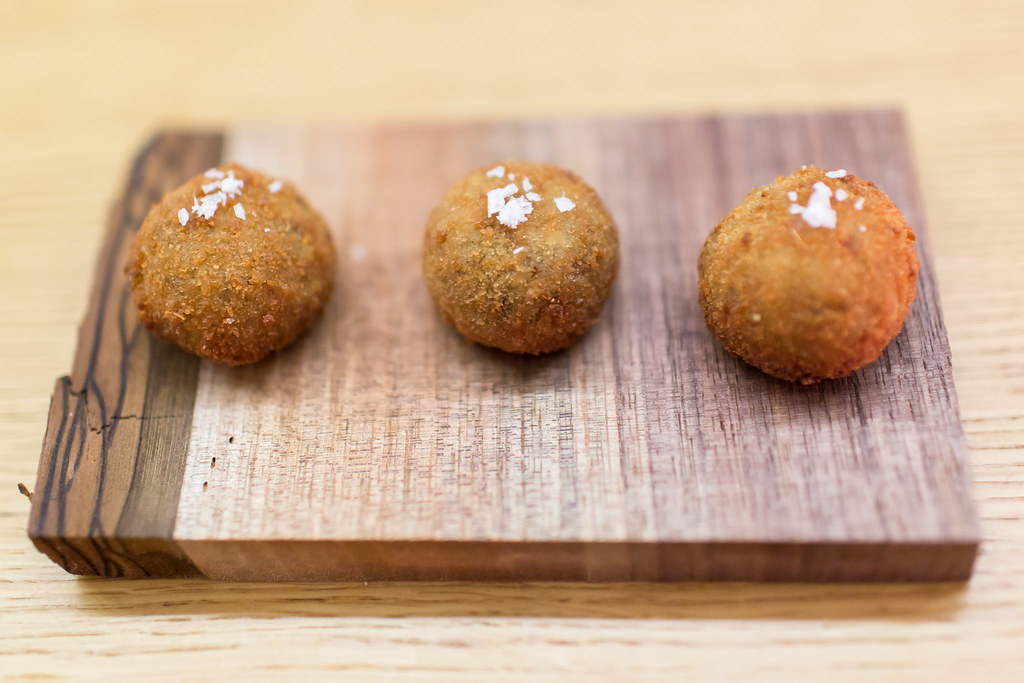 Blood croquette Aska Brooklyn, New York (October 10, 2013)… Matt