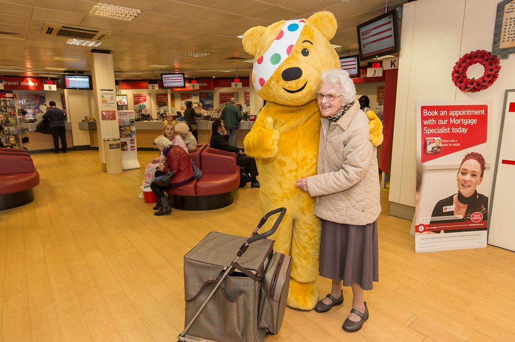 Pudsey's UK Post Office tour Flickr