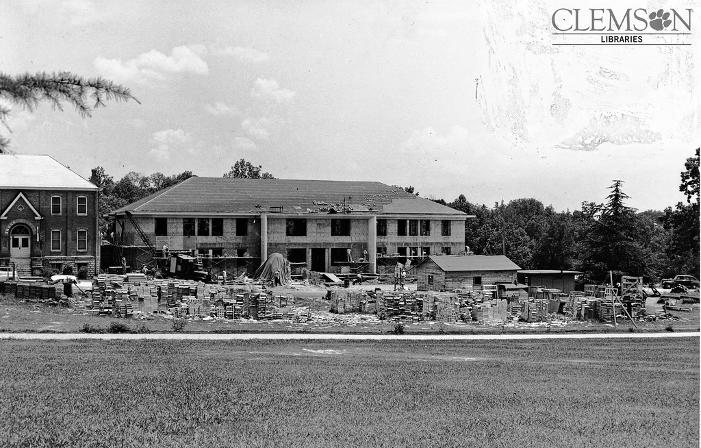 Olin Hall under construction, 1953 Daily photo for Friday,… Flickr