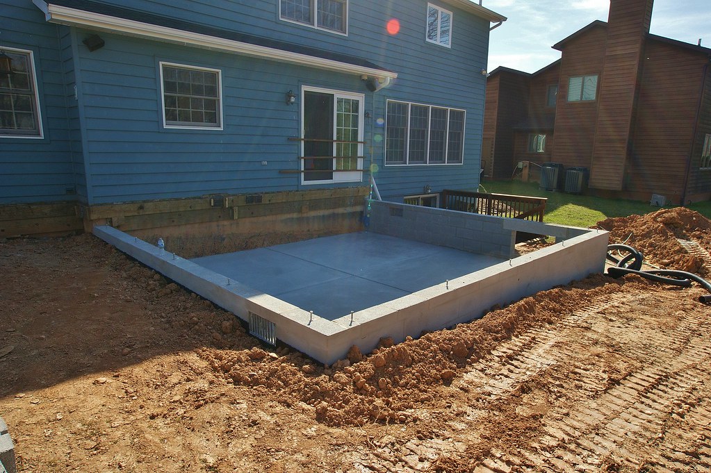 Footing, Block foundation, and slab are complete Footing, … Flickr