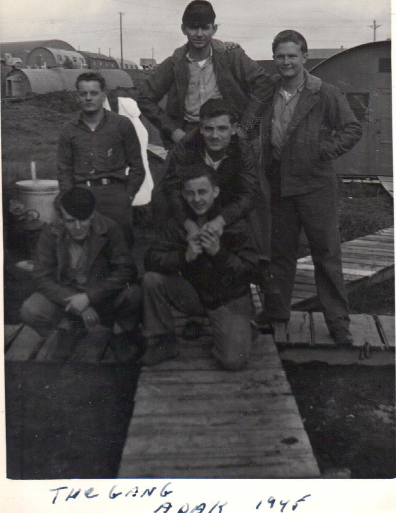 Group photo of servicement on Adak, 1945 Ben Lada front an… Flickr