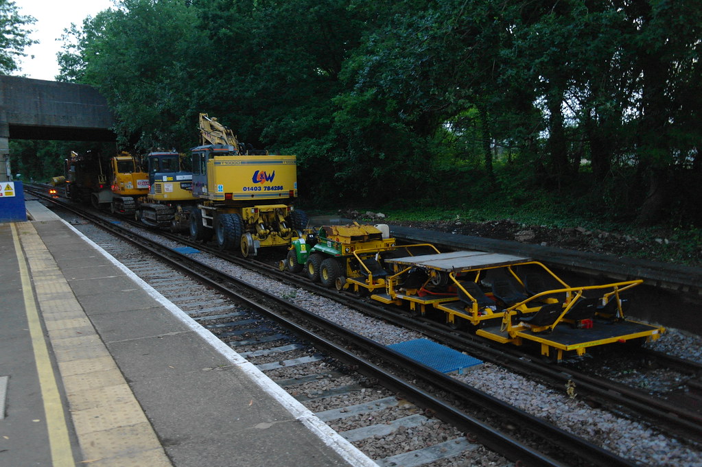 Track Repair Equipment,Chessington South Station Surrey Flickr