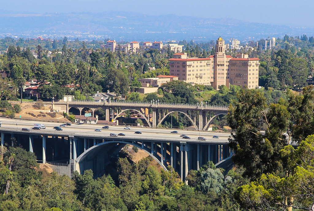 pasadena vista View of the 134/210 freeway, the Colorado S… Flickr