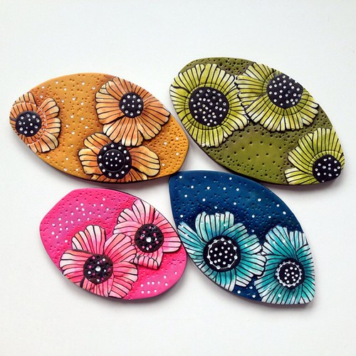 The bonus project for Polymer Clay online School ;) Ink Go… Flickr