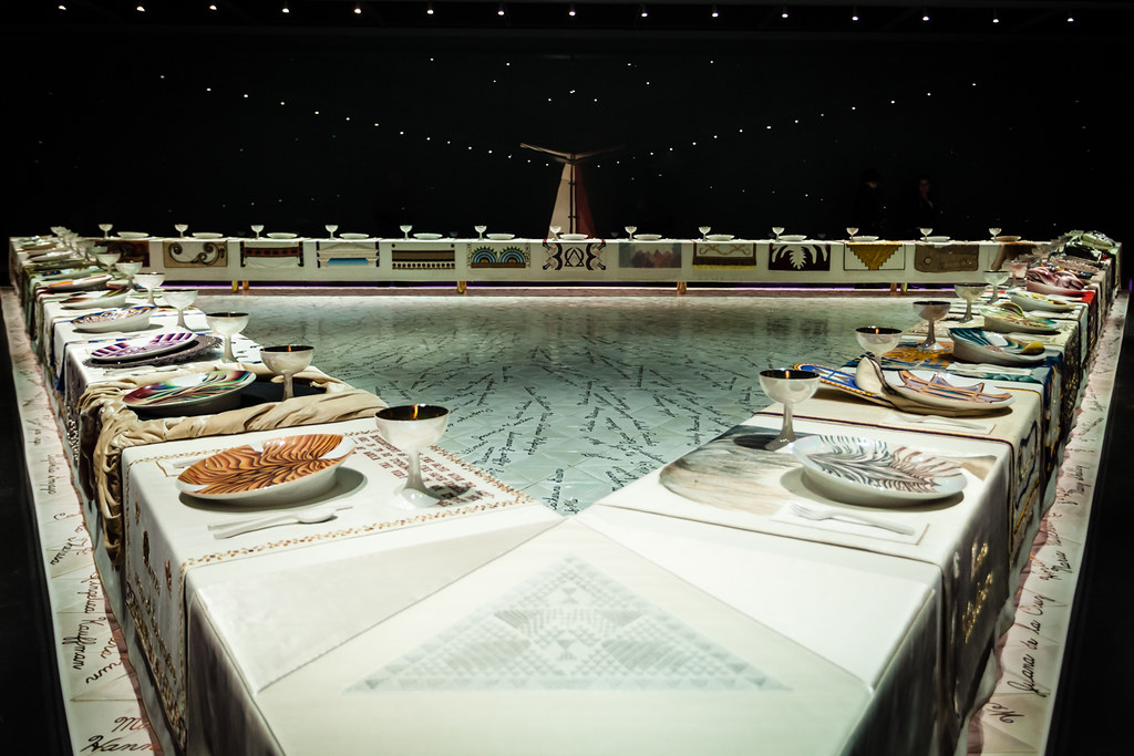 The Dinner Party by Judy Chicago The Dinner Party is a per… Flickr