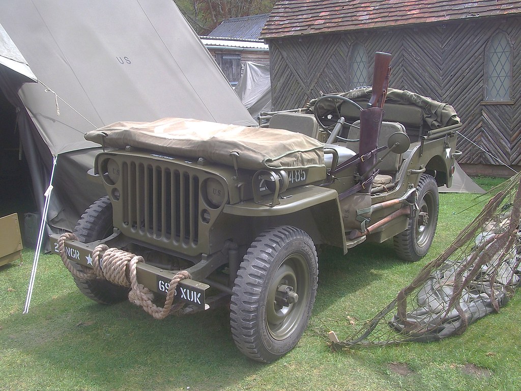 Jeep * *note the Leather Holster.. for Garand Rifle.. made… Flickr