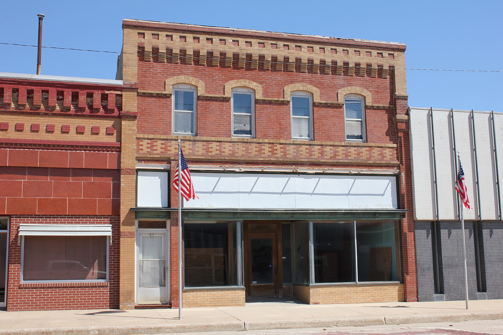 Downtown Building Adair, IA Tom McLaughlin Flickr