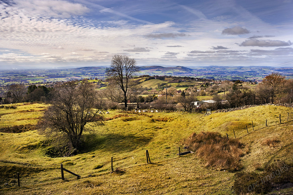 Cleehill, with Ludlow in the distance Copyright John Bentl… Flickr
