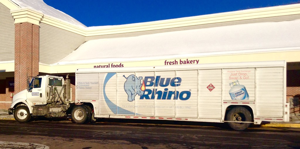 Blue Rhino Propane Gas Delivery Truck, 2/2015, by Mike Moz… Flickr