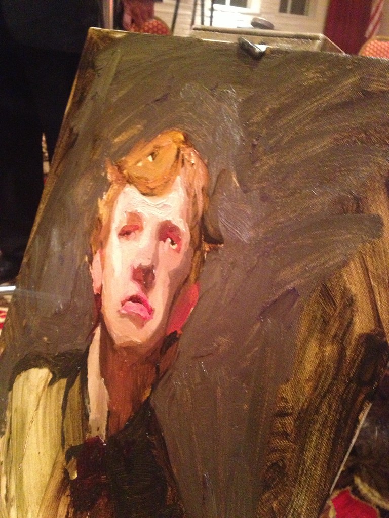 Michael Hussar, painting demo galendara Flickr