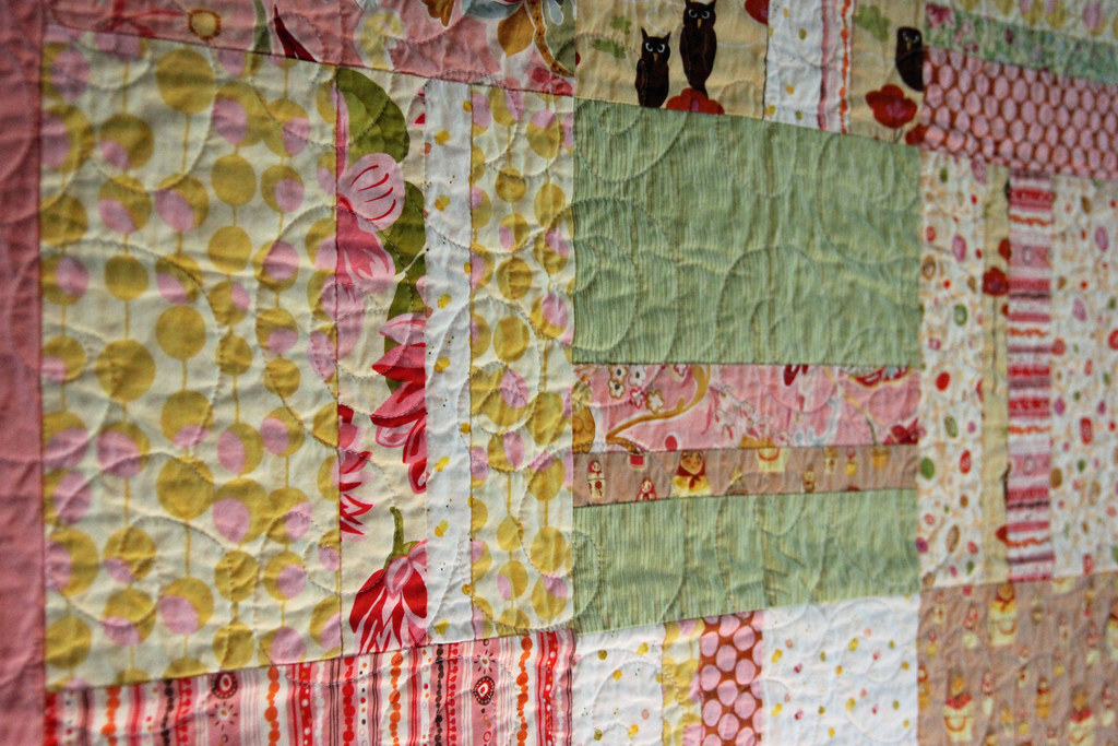 NLR Quilt CHARITY Linus Baby Quilt 2 detail NanRayQuilts Flickr