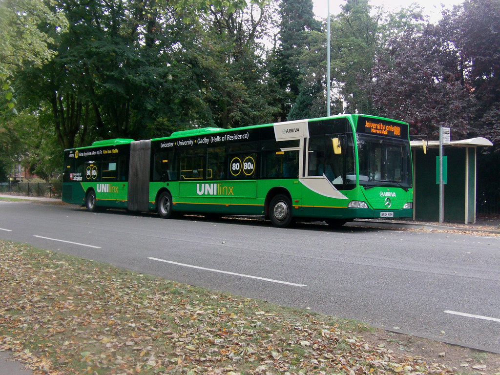 Arriva Leicester bendy bus route 80A Arriva Leicester bus … Flickr
