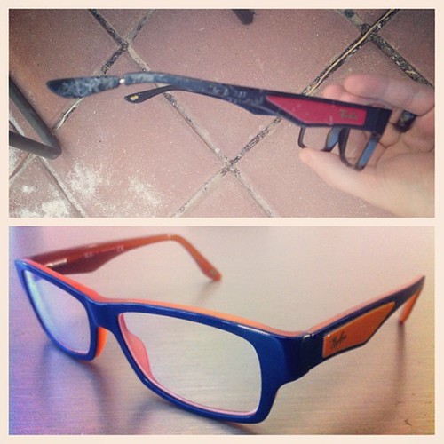 Dog chewed up my damn glasses luckily eBay had another col… Flickr