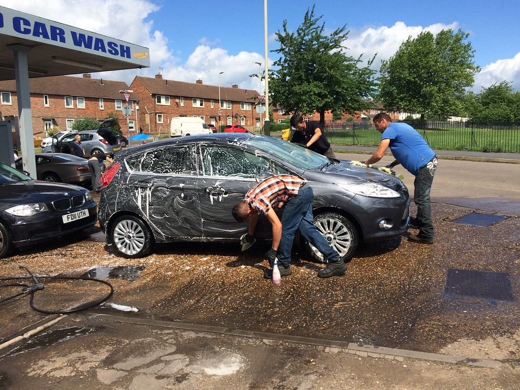 Shiny Hand Car Wash Sandhurst Road Leicester on day of our