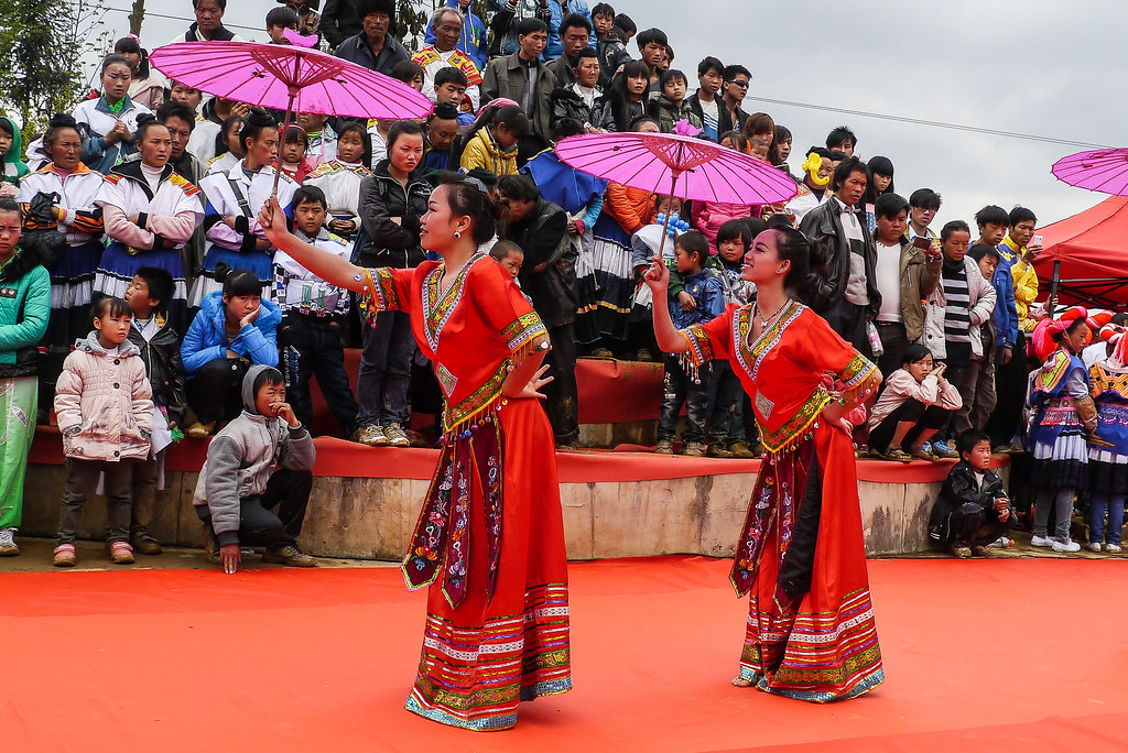 Tiao Hua Po "Small Flower Maio" festival China zuidwest … Flickr