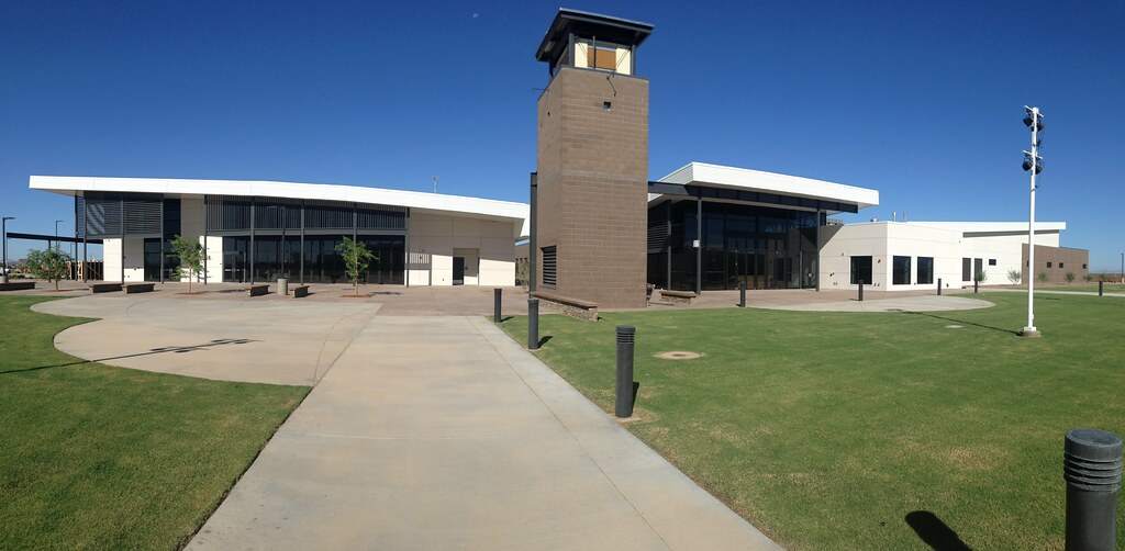 Central Arizona College San Tan Campus White Fiber Cemen… Flickr