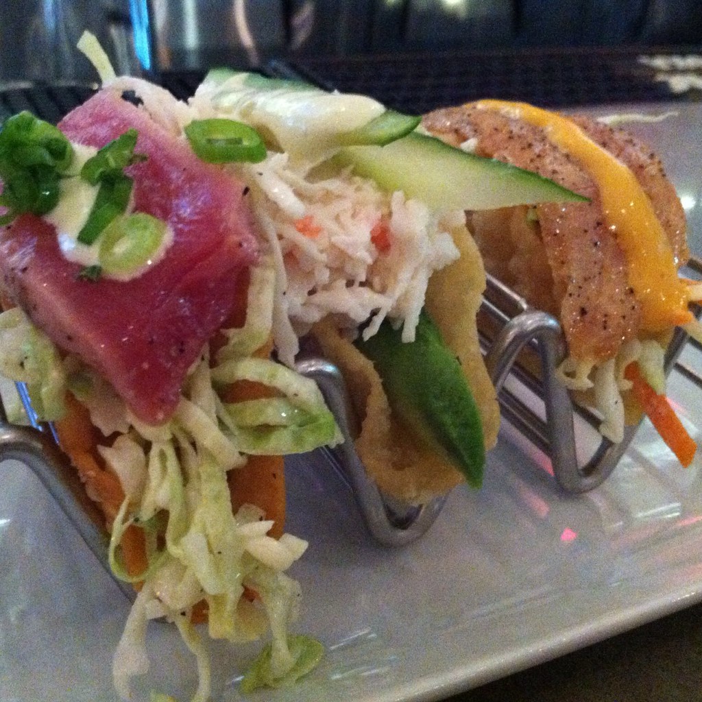 Sushi Tacos Blush Raw Bar Lounge kvpinmybelly Tasty t… Flickr