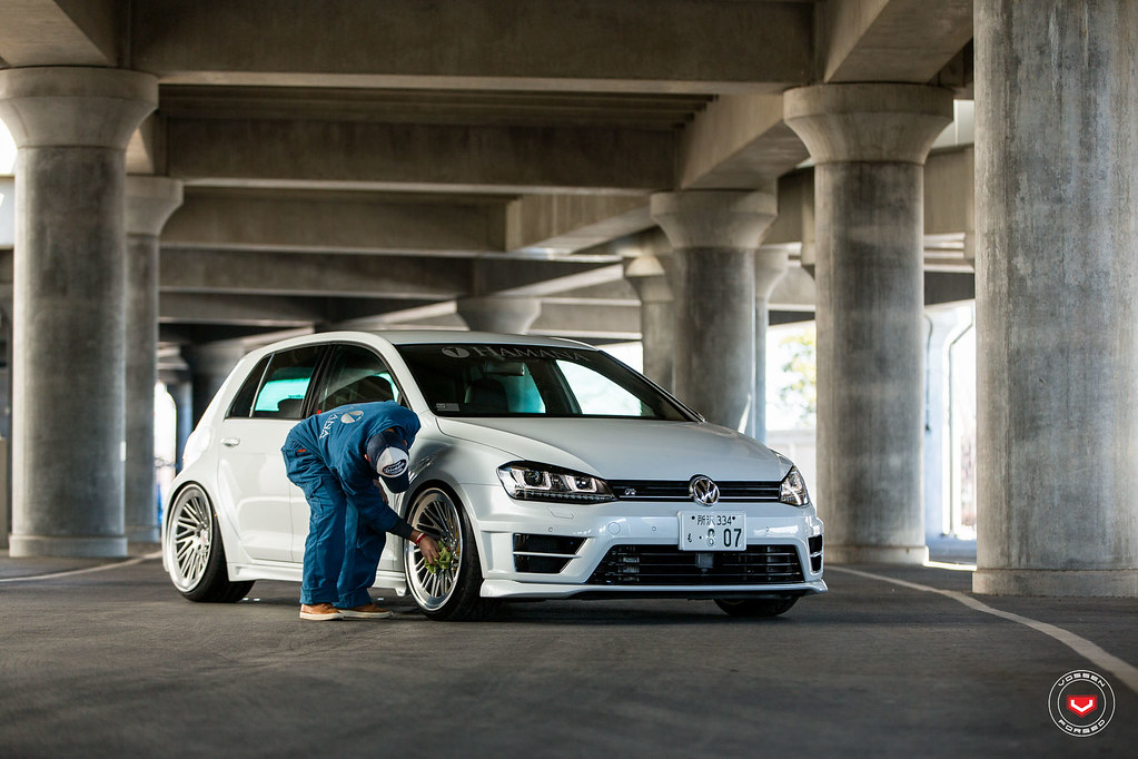 Mk7 VW Golf R Widebody Hamana Japan Vossen LC105T