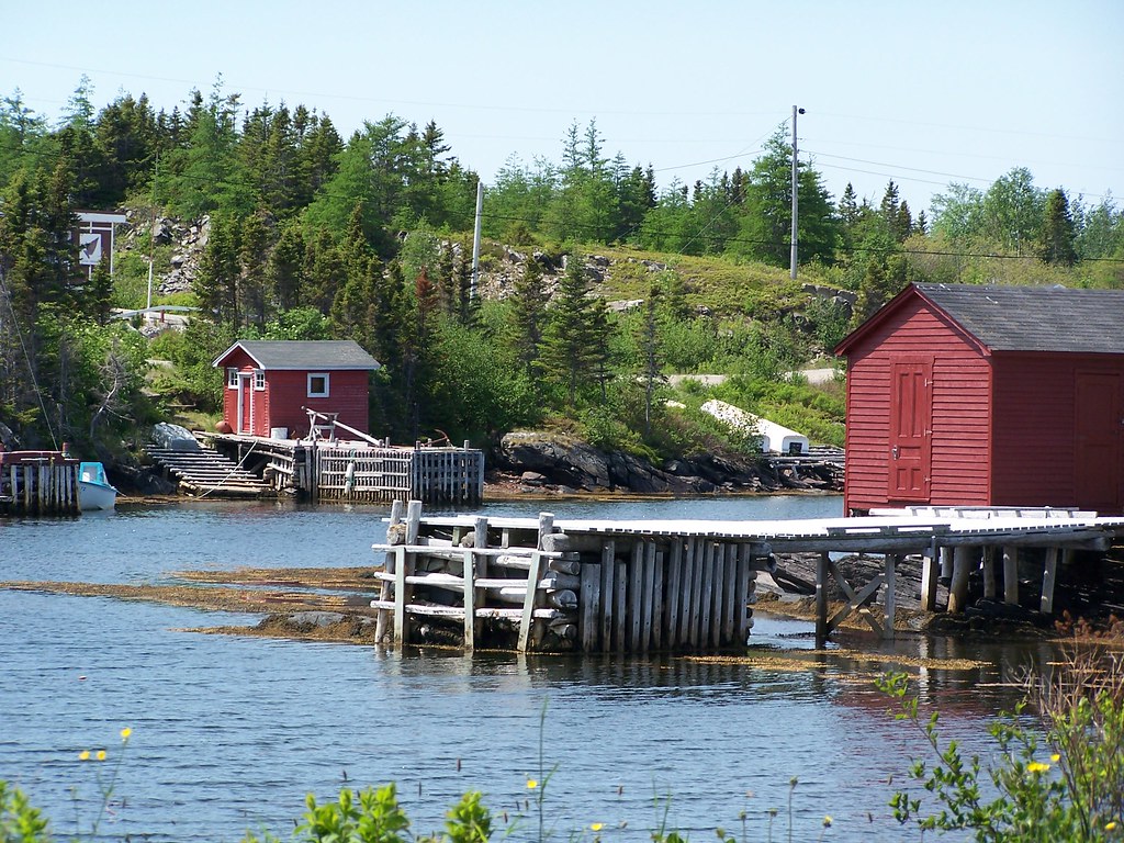 Burnside in Spring. Burnside, Newfoundland. Product of Newfoundland