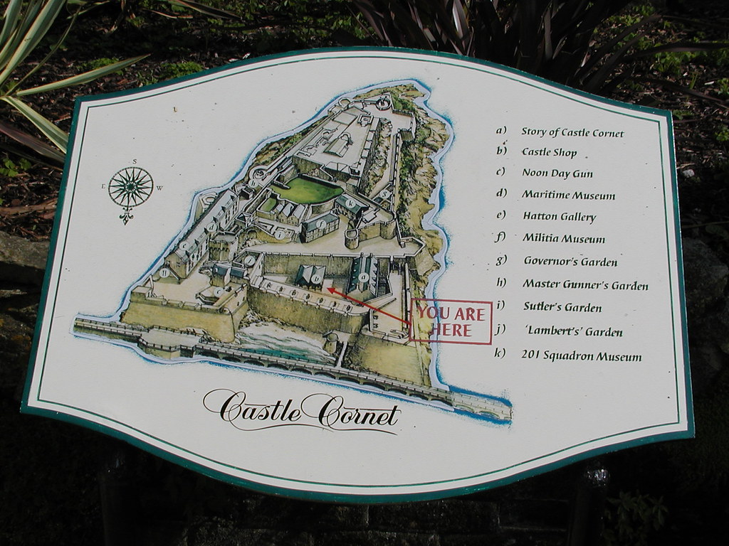 Map showing the castle Castle is a large is… Flickr