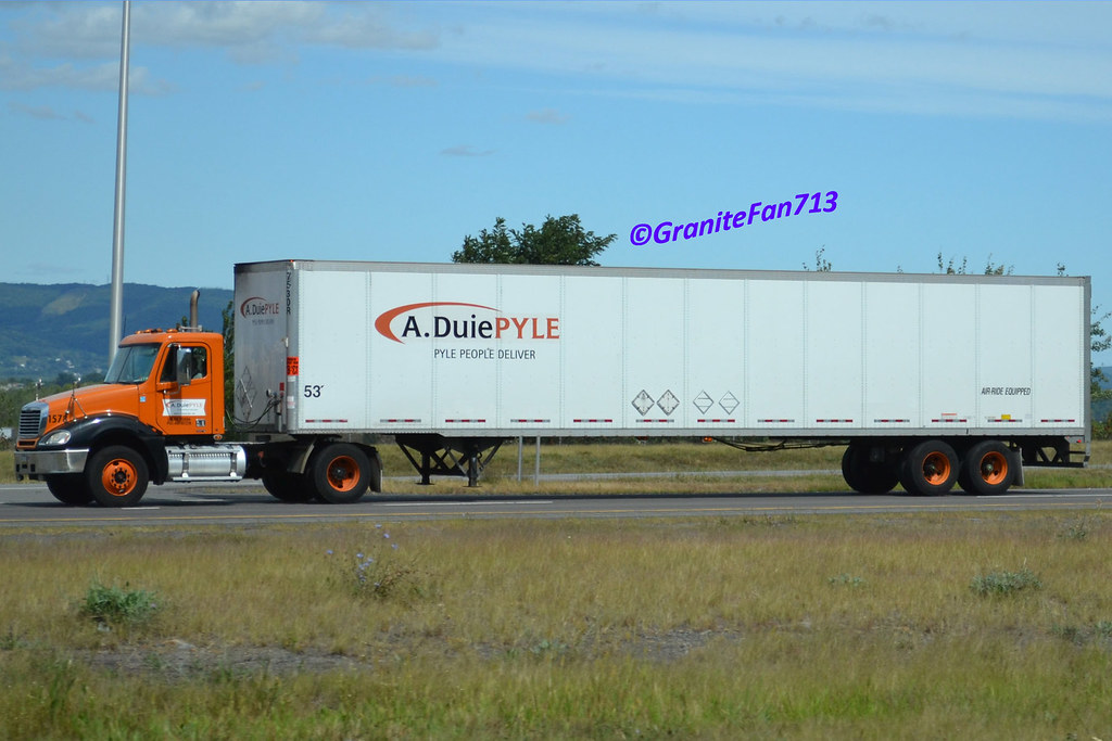 A. Duie Pyle Freightliner Columbia Trucks, Buses, & Trains by