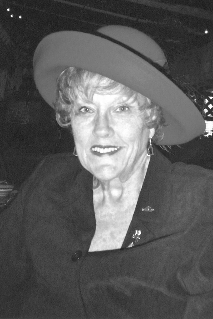 2010c Betty SimmonsMcLeodCampbell in Red Hat03bw Flickr