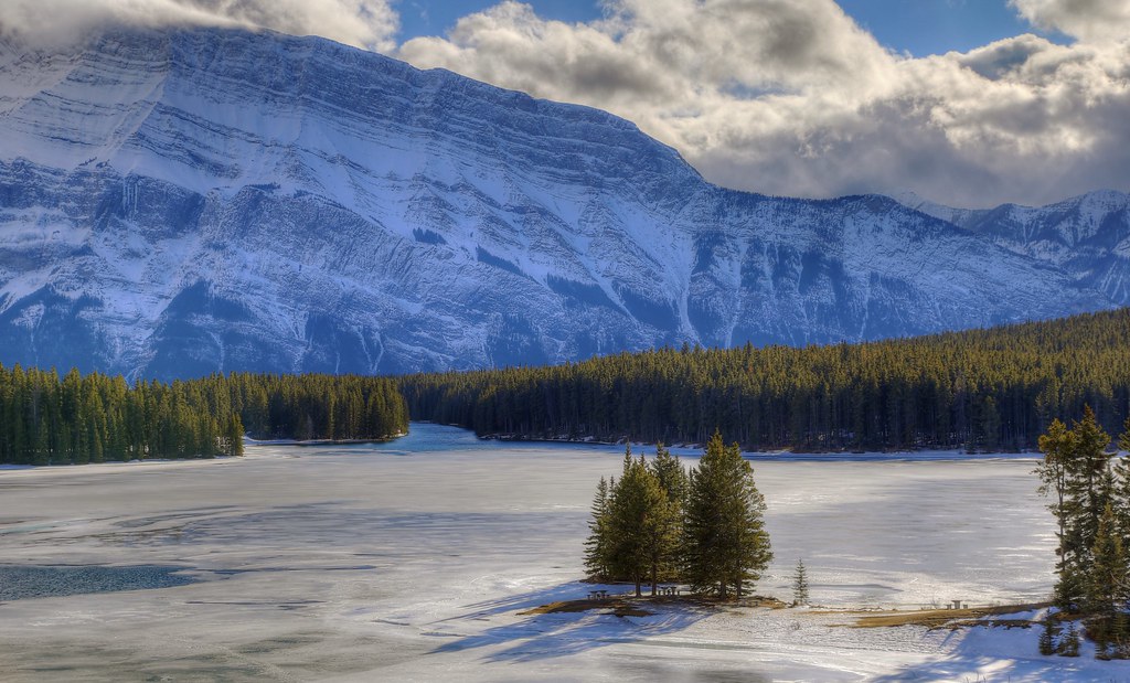 Two Jack Lake Winter at Two Jack Lake in Banff National pa… Flickr