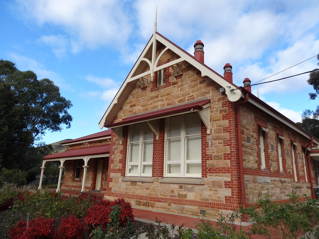 Athelstone. Beautiful state stone school room built around… Flickr