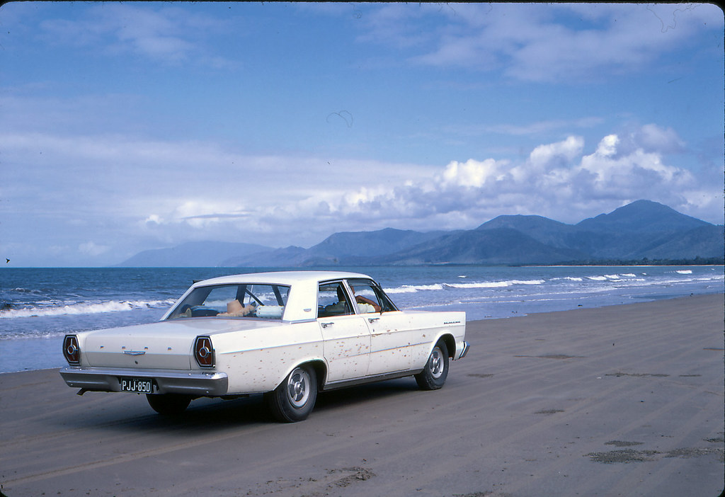 Aus60s_0001 Ford Falcon (?) at Port Douglas. Queensland, A… Flickr