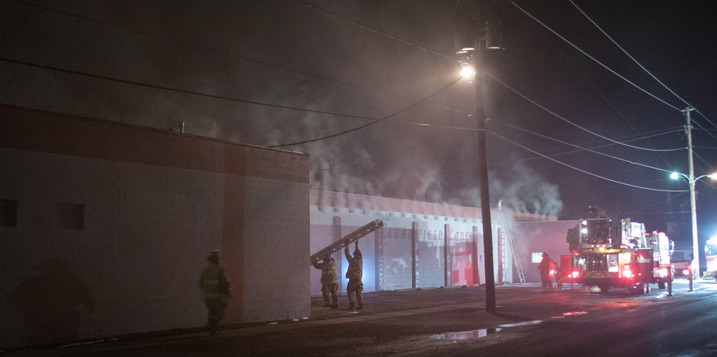 Clearfield Lanes Fire 2013 December The building slowly … Flickr